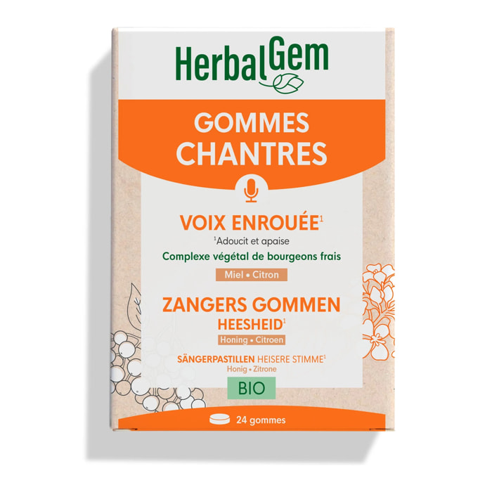 Herbalgem- Gommes Chantres Voix - Bio - 24 gommes