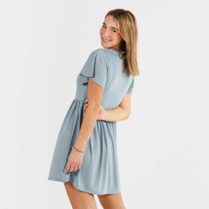 Camisón manga corta indigo