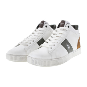 Sneakers U.S. Polo Assn. bianco-marrone