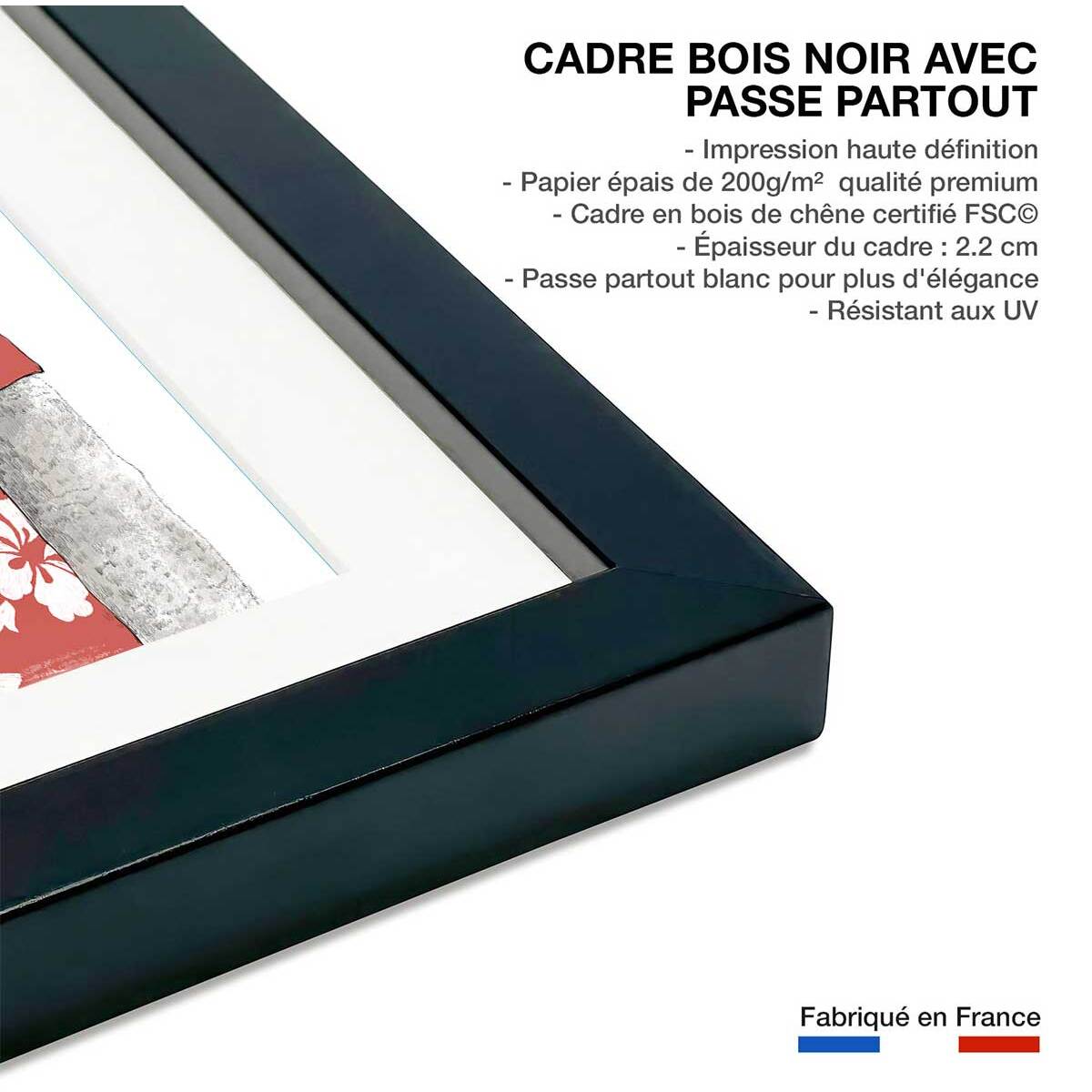 Affiche enfant koala  Affiche sous cadre noir
