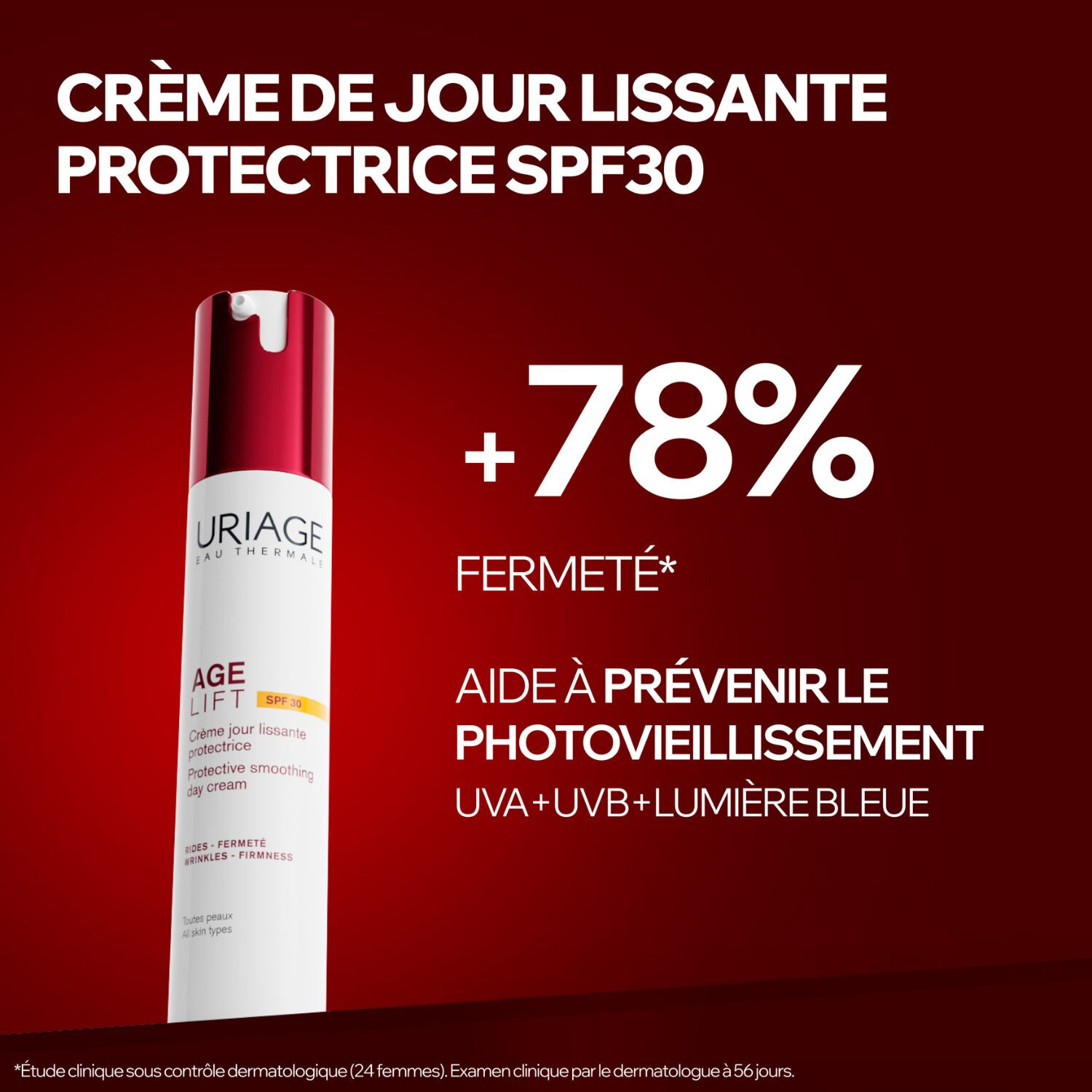 Age Lift SPF 30 - Crème Jour Lissante Protectrice 40ml