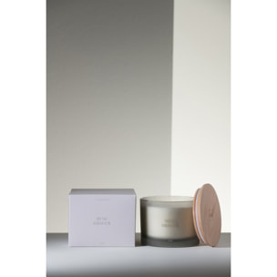 J-Line bougie parfumée Accords Essentiels - Musc Obscur - bleu - 28H