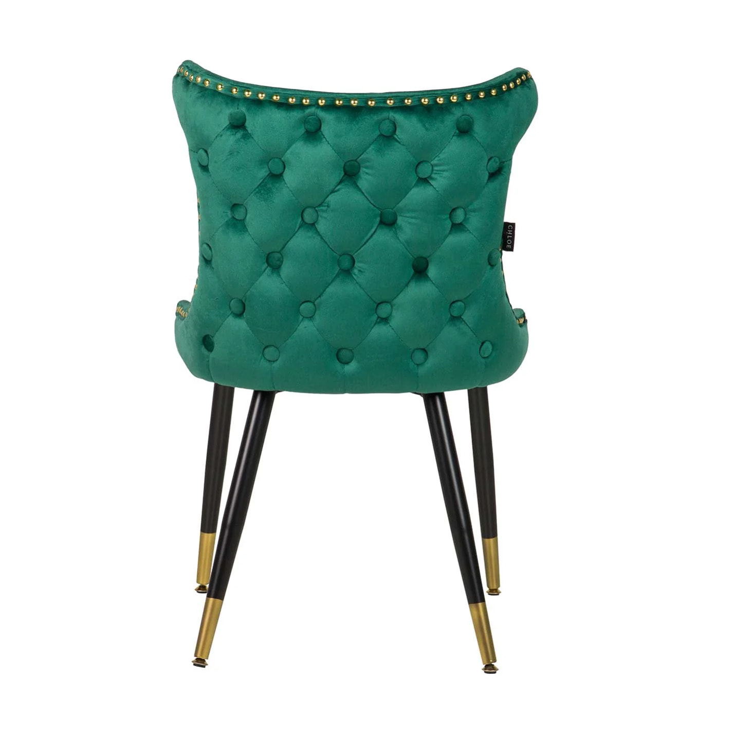 Silla Tachuelas Velvet Verde Aspen 49x54x82 Cm