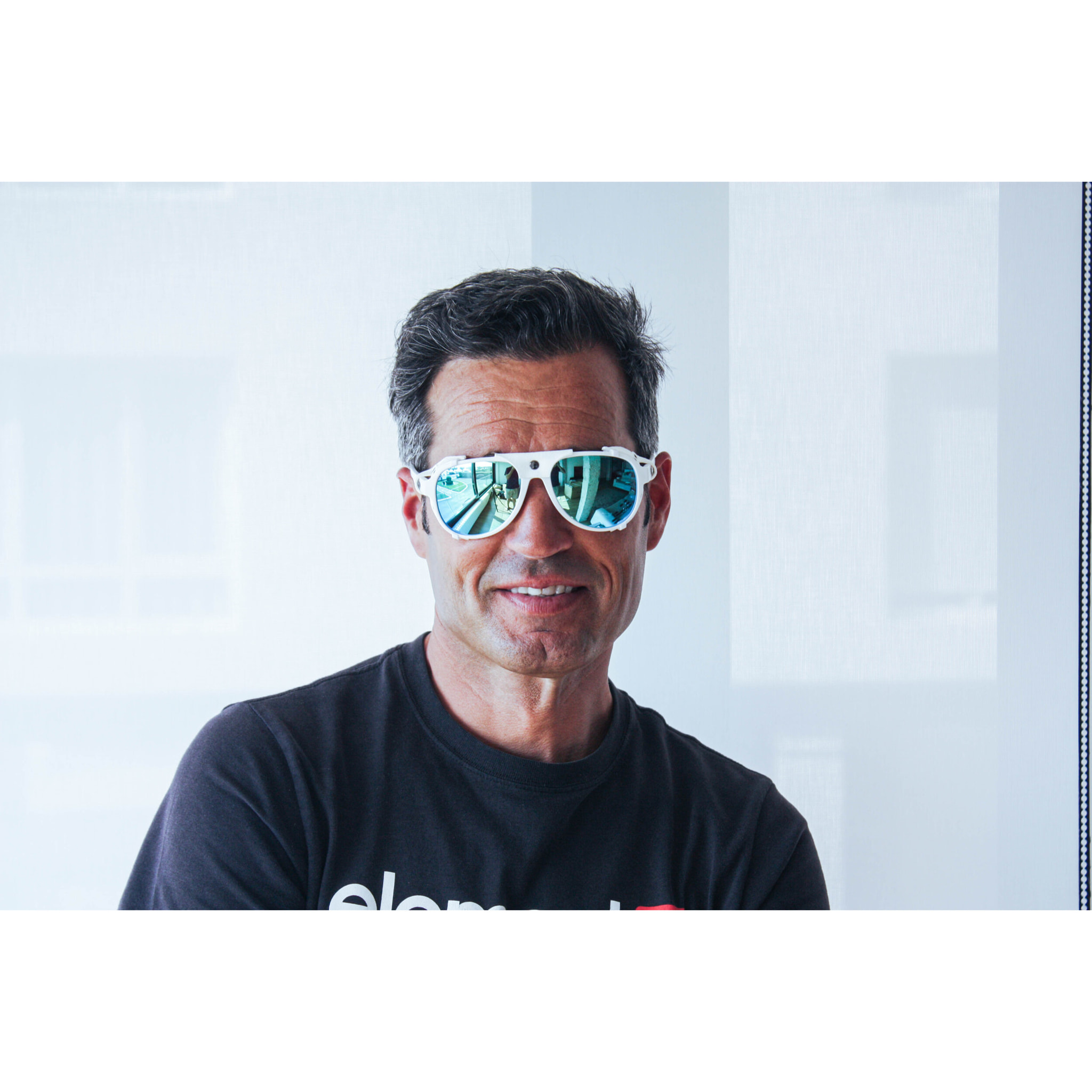 Gafas de sol OCEAN MAUI - montura blanca / lentes Revo azules