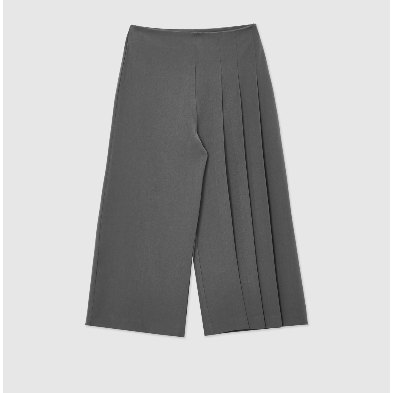 Pantalone culotte con pieghe