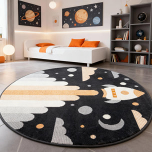 Tapis enfant rond YANA