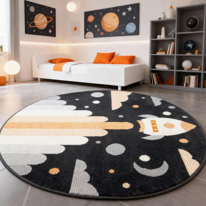 Tapis enfant rond YANA