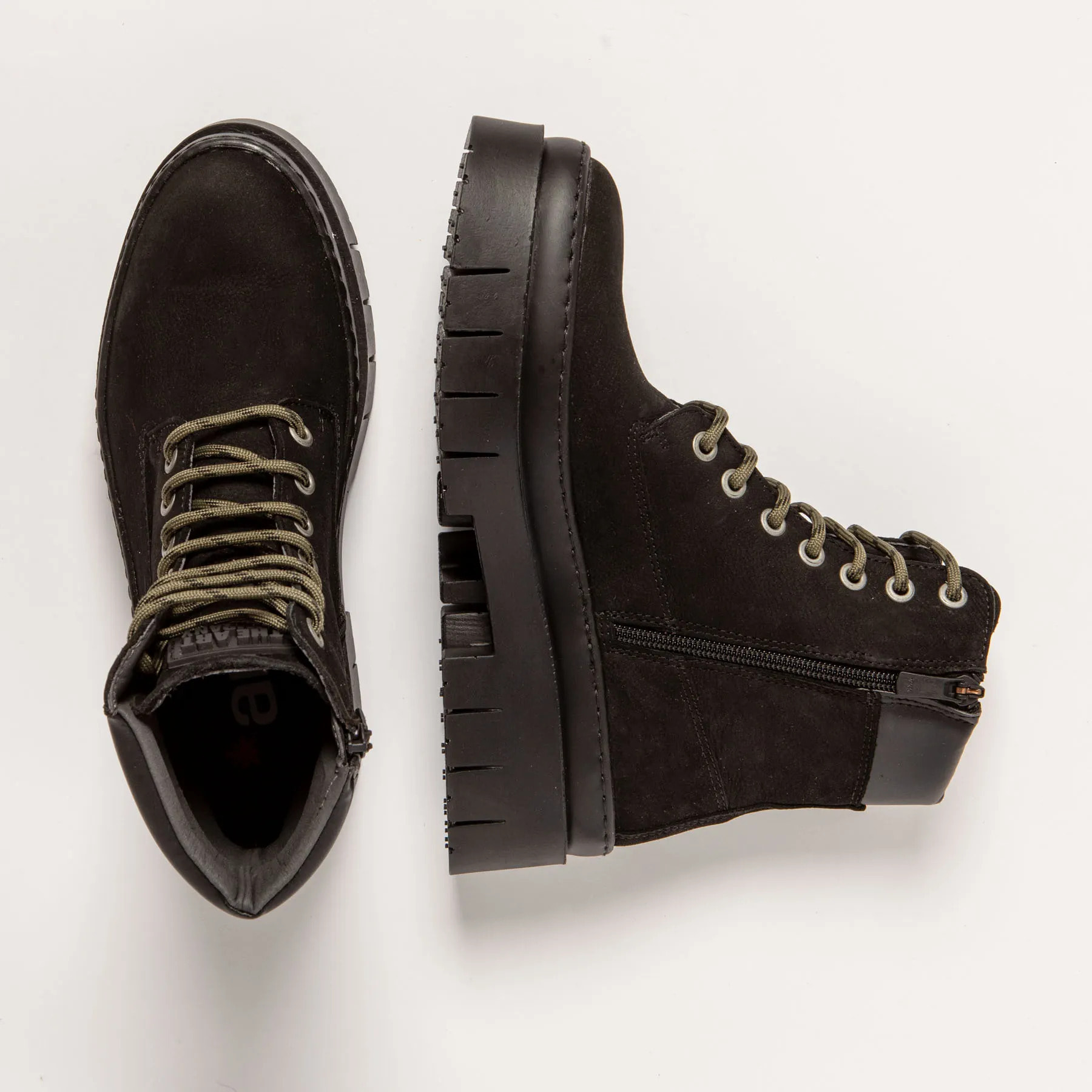 Botines 1967 NOBUCK BLACK/AMBERES color Black