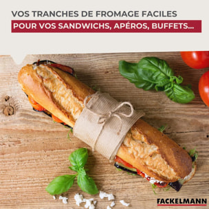 Coupe fromage en tranche en aluminium 15 cm Fackelmann Spécialités Culinaires