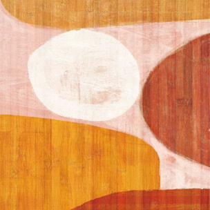 Poster melamine Affiche + cadre en bois - Chêne