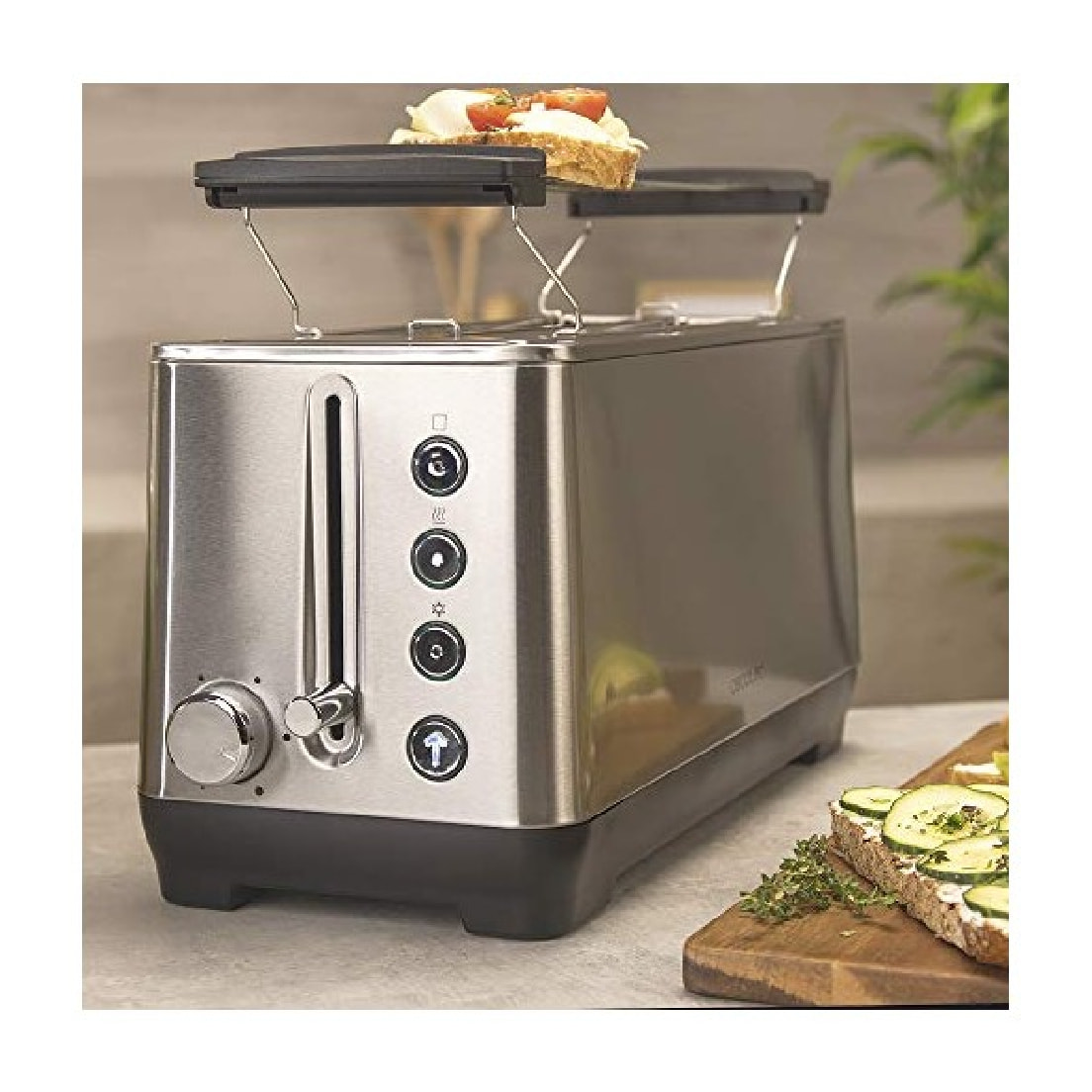 Cecotec Grille-pain vertical BigToast Extra Double