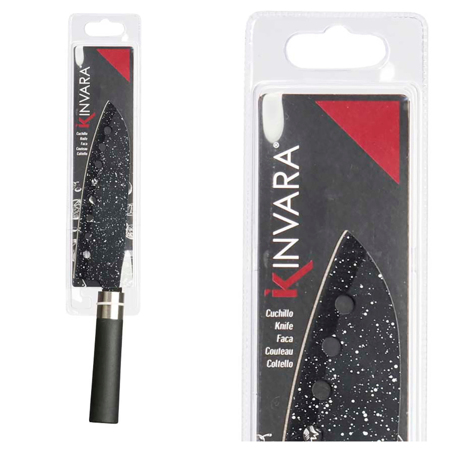 Coltello fori finitura marmo 29,5cm