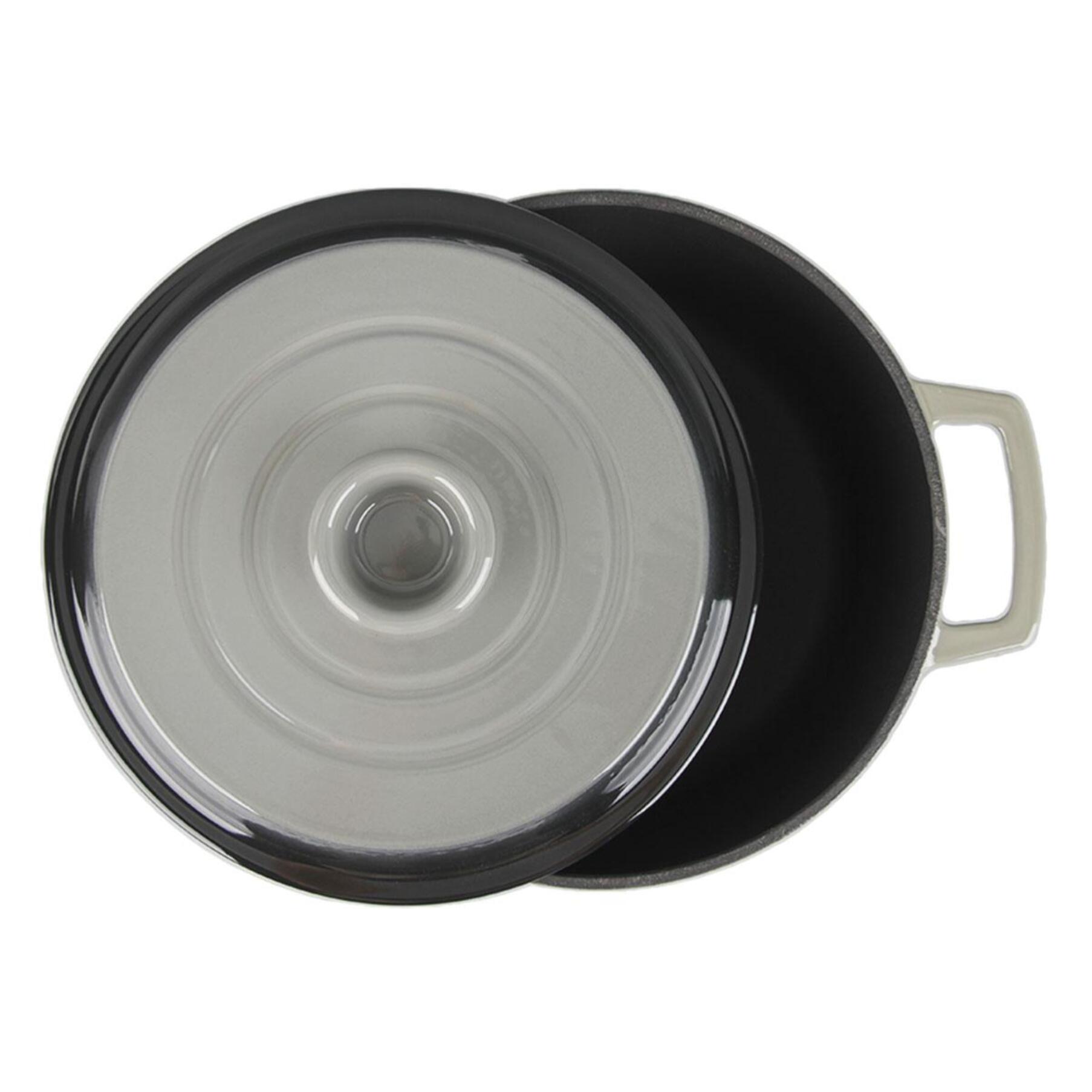 Cocotte en fonte ronde 25cm - "Masseiron Ardoise"