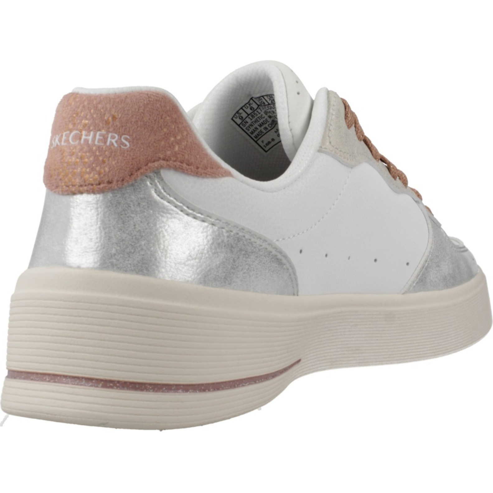 Sneakers de  Mujer de la marca SKECHERS  modelo HILAND - SOFT METALS White