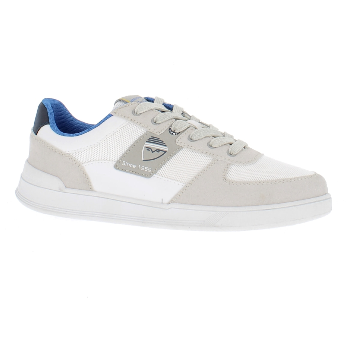 Armata di Mare Scarpe Uomo Sneakers Casual Stringate Basse con Soletta Rimovibile in Memory Foam AMU SS23D3191 Lt Beige Off White