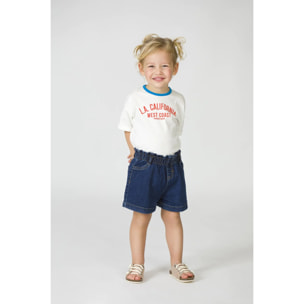 Pantaloncini In Denim Da Bambino