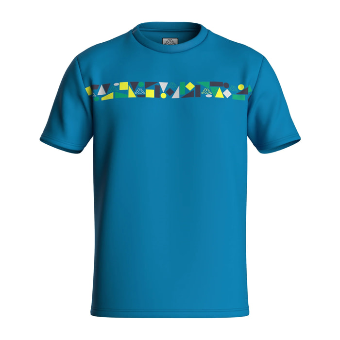 Kappa - Camisetas y tops Hombre Azul - Logo Iotu