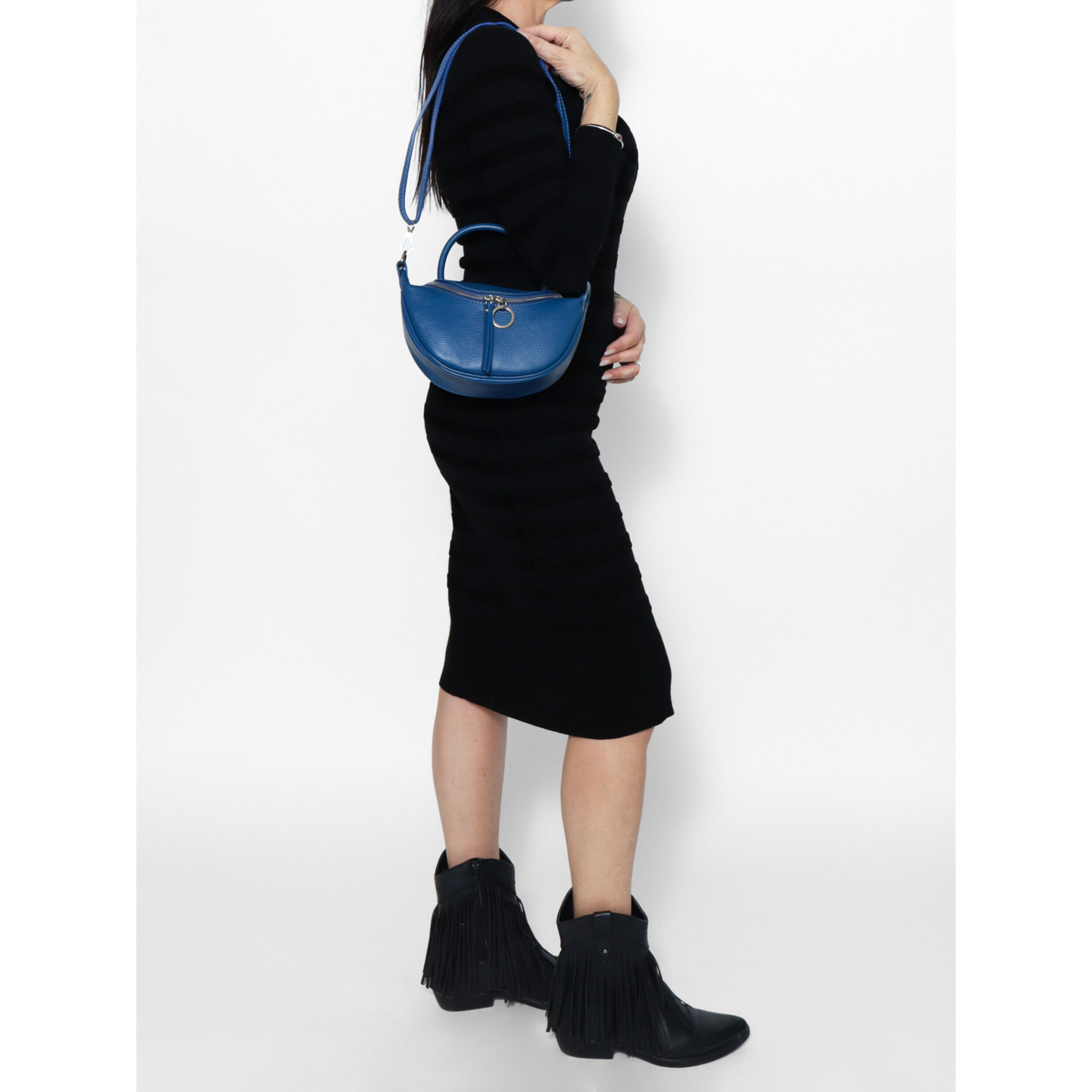 Borsa a mano Mae da donna In Vera pelle Made in Italy 26x13x8 cm