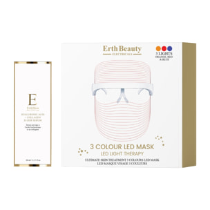 Mascarilla LED 3 Colores + Sérum Colágeno 60 ml