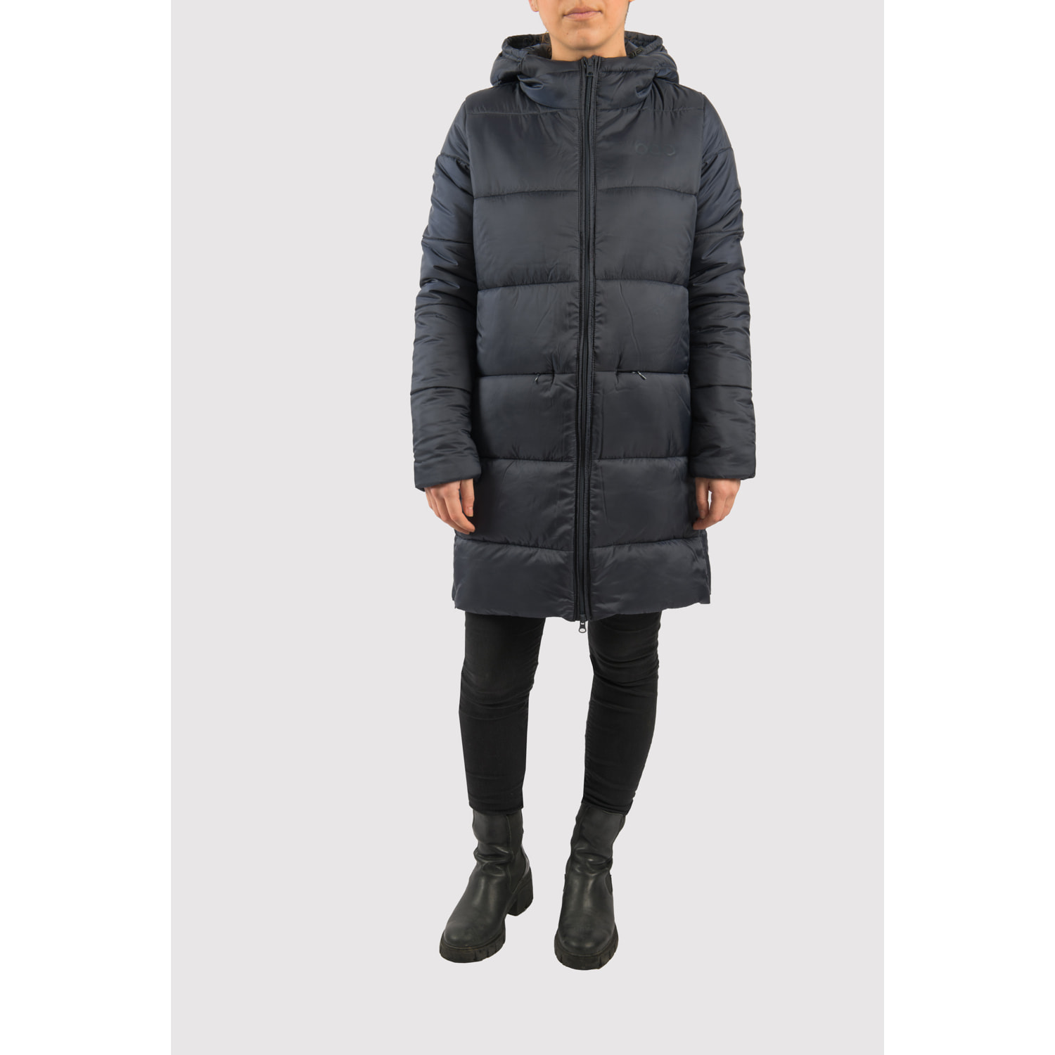 Chaqueta para mujer ECOON Paris Long Jacket - Azul oscuro