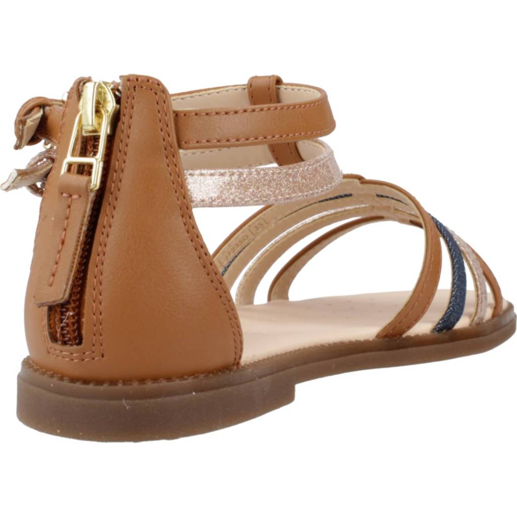 Sandalias Niña de la marca GEOX  modelo J SANDAL KARLY GIRL MARRON