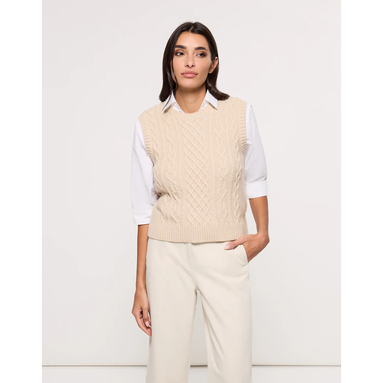 Chaleco Beige - Lapica