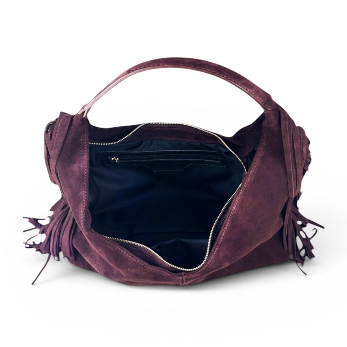 Borsa a Spalla Cheval Firenze Belen Suede Bordeaux