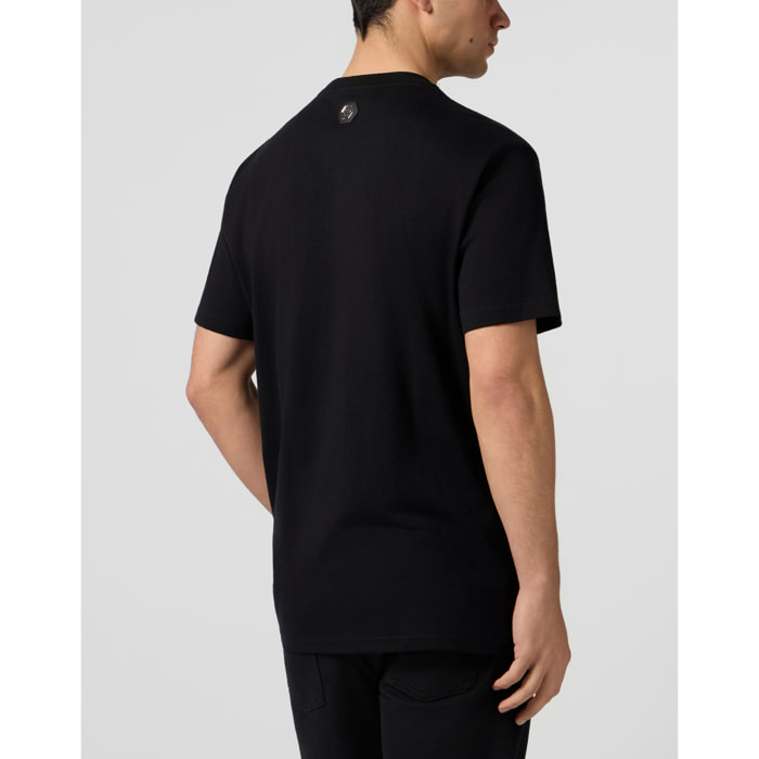 PHILIPP PLEIN Camiseta de cuello redondo y manga corta CRYSTAL