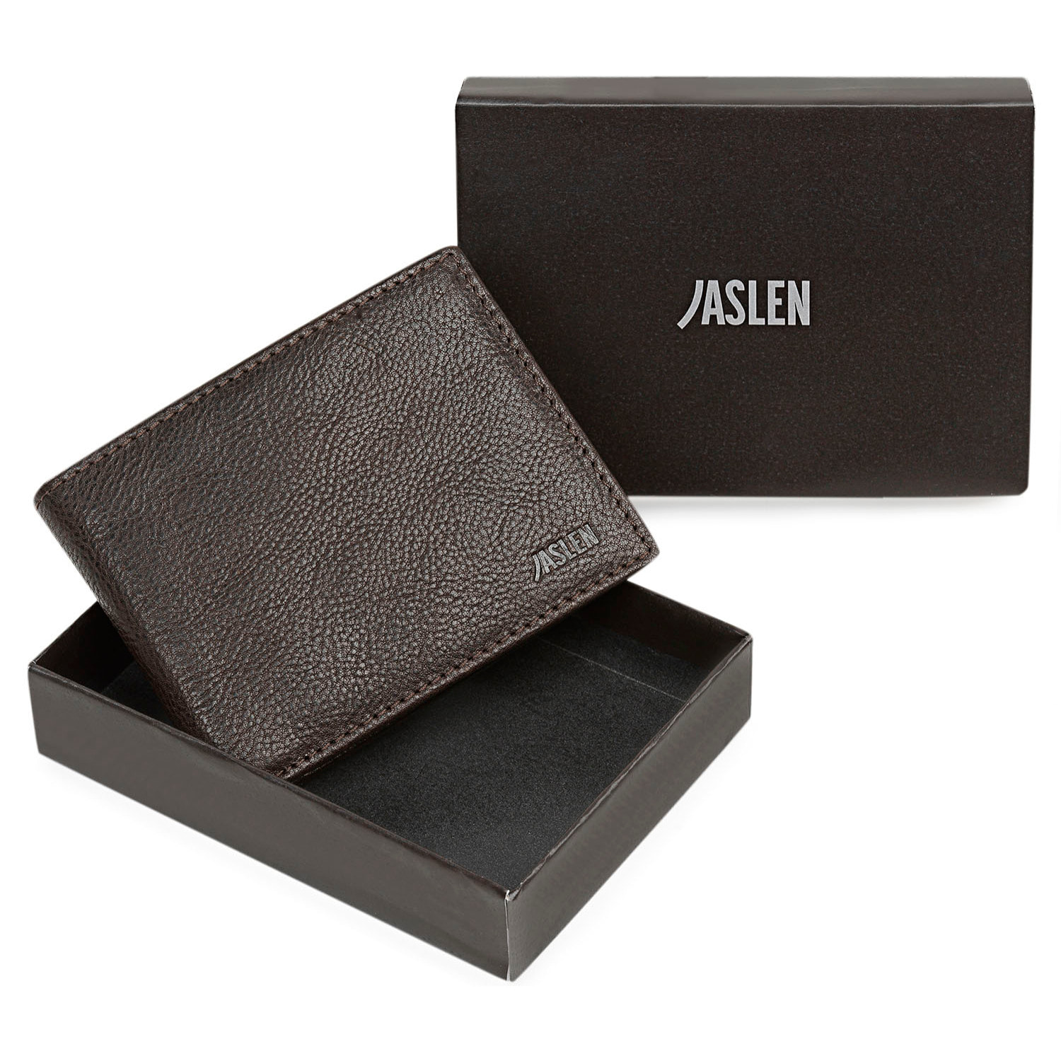 Cartera Hombre Piel Jaslen Hannover Marron