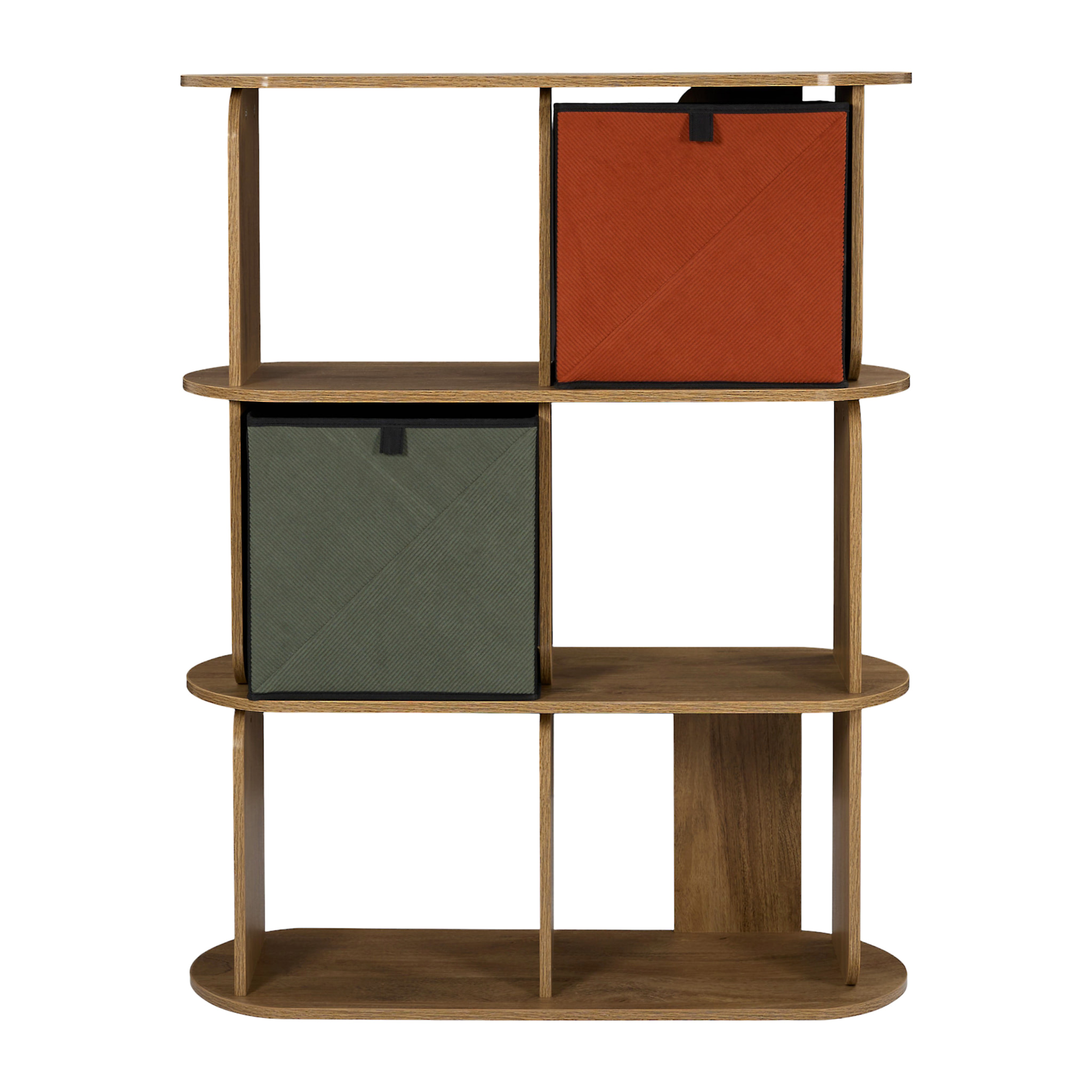 Étagère - HOME DECO FACTORY - Heritage - Modulable - 6 Cases - Marron