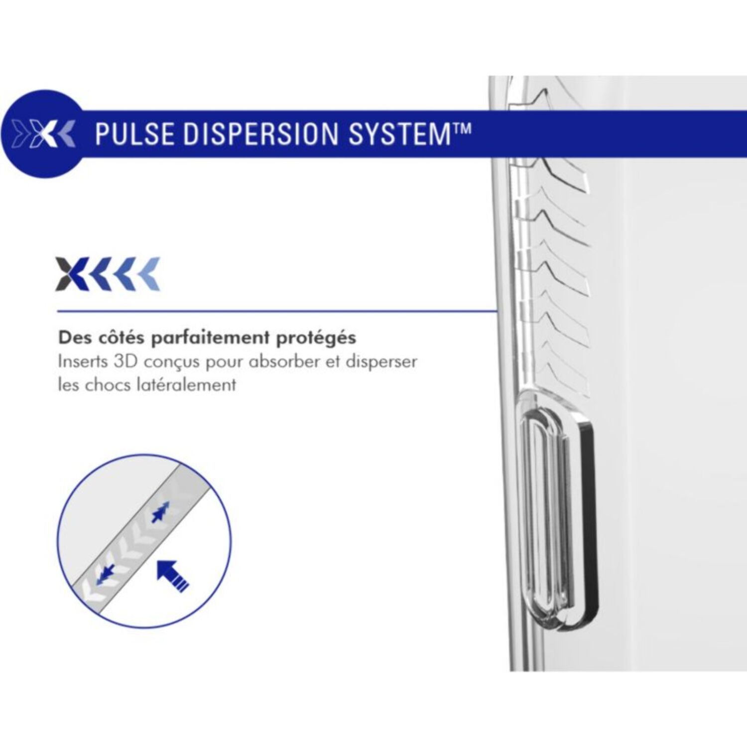 Coque FORCE CASE iPhone 13 Pro Max Transparente