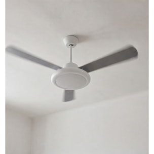 Forlight Ventilador de techo ip20 bahia led 24.4w blanco cálido - 3000k on-off blanco brillante g