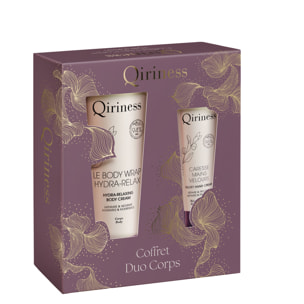Duo Corps Hydratation Qocoon - Coffret Crème Corps 200ml et Crème Mains 75ml