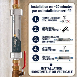 Alternative adoucisseur d'eau KalyxX Active 1" (IPSKXFRAG1)