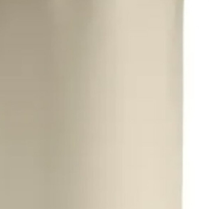 Rideau polyester occultant uni ivoire
