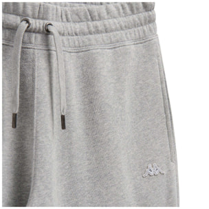 Kappa - Pantalones Hombre Gris - Shedir French Terry