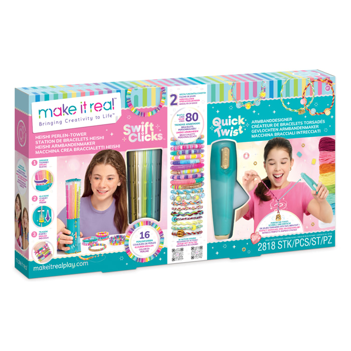 Set Deluxe Macchine Crea Braccialetti: Heishi e Intrecciati
