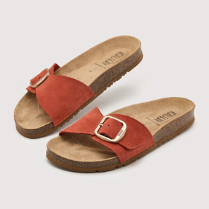 Sandalia Bio Piel Teja - Azure