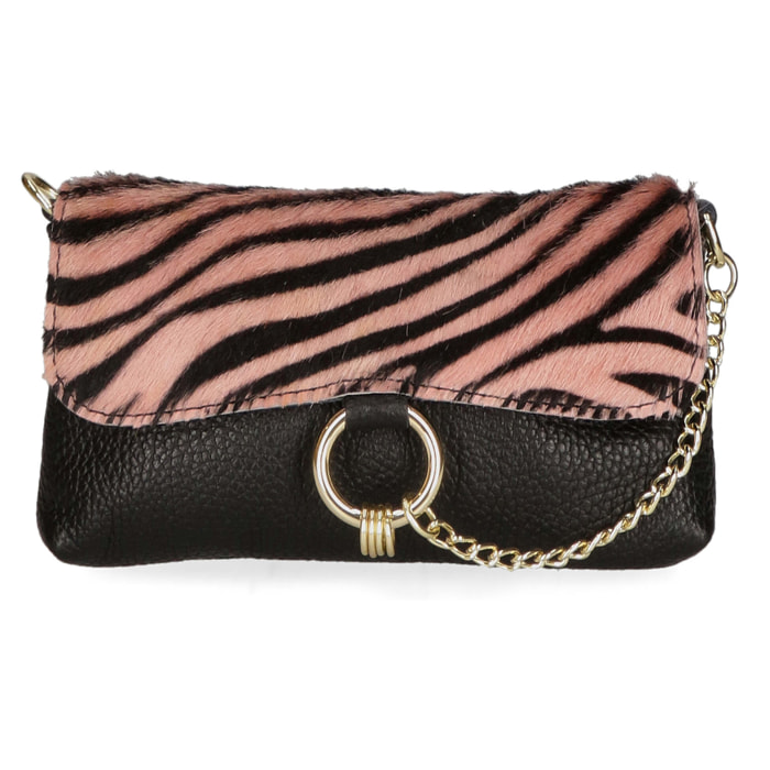 Pochette da Donna Alda in Vera Pelle Made in Italy 10x18x5 cm