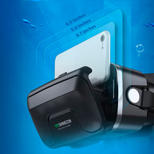 Gafas de realidad virtual G04EA. Vista panorámica 360º. Compatibles con IOS, Android y HarmonyOS.