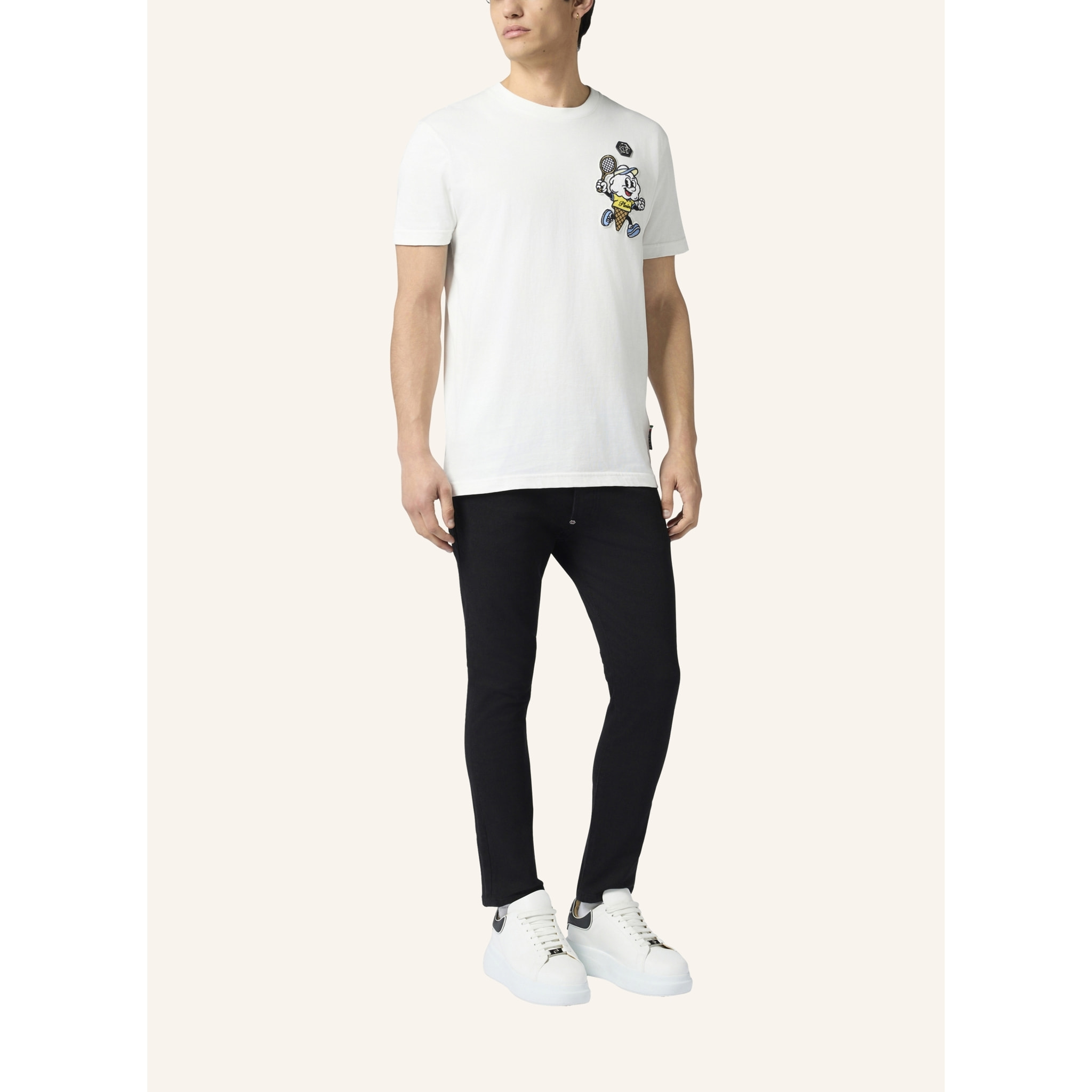 PHILIPP PLEIN Round Neck T-Shirt Gelato Monsters