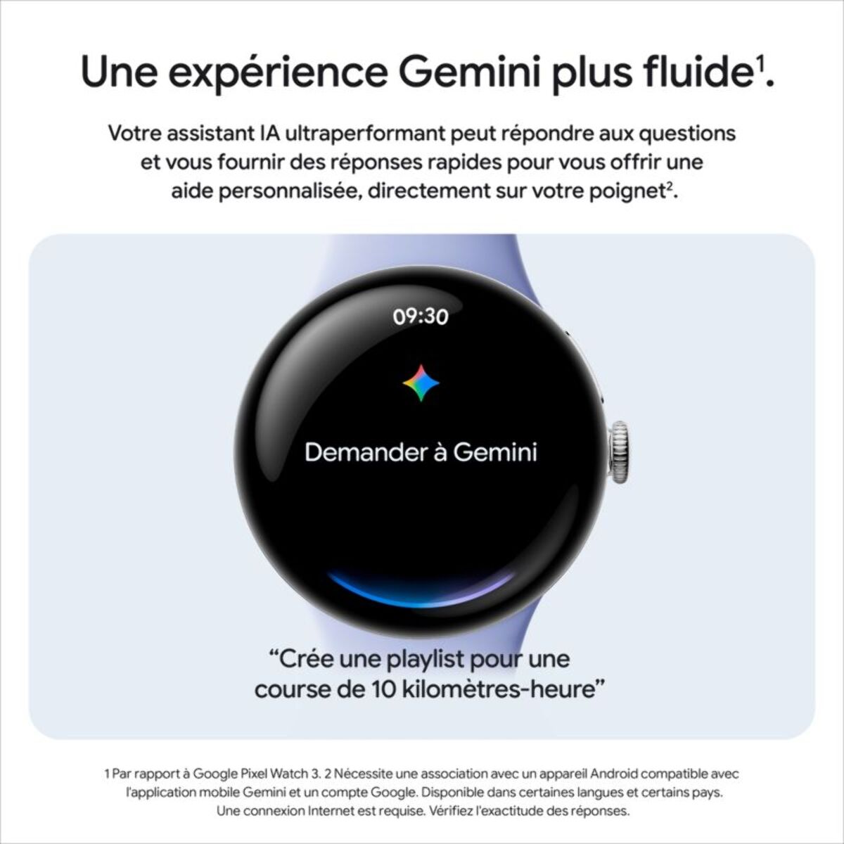 Montre connectée GOOGLE Pixel Watch 4 41mm Noir Mat/Noir 4G