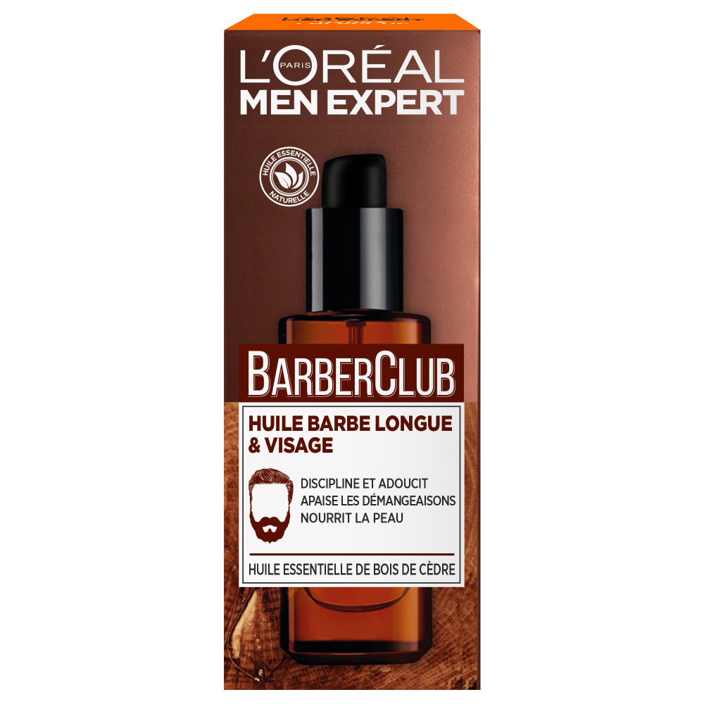 image-L'Oréal Paris Men Expert Barber Club Huile Barbe Longue et Visage 30ml