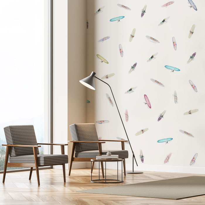 Papier peint Summer Line up Intissé