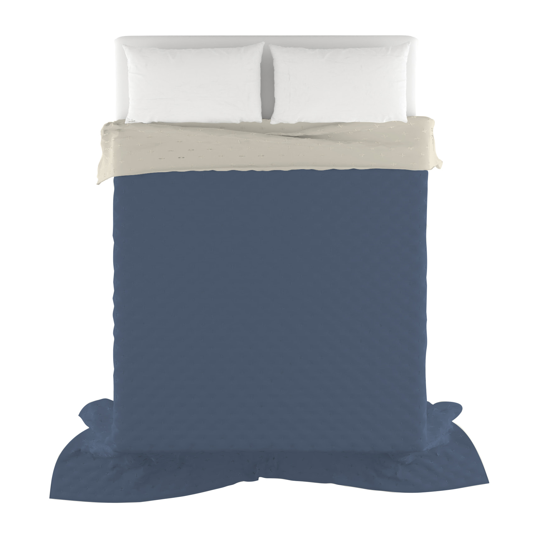 TRAPUNTINO WATER WASHED MATRIMONIALE