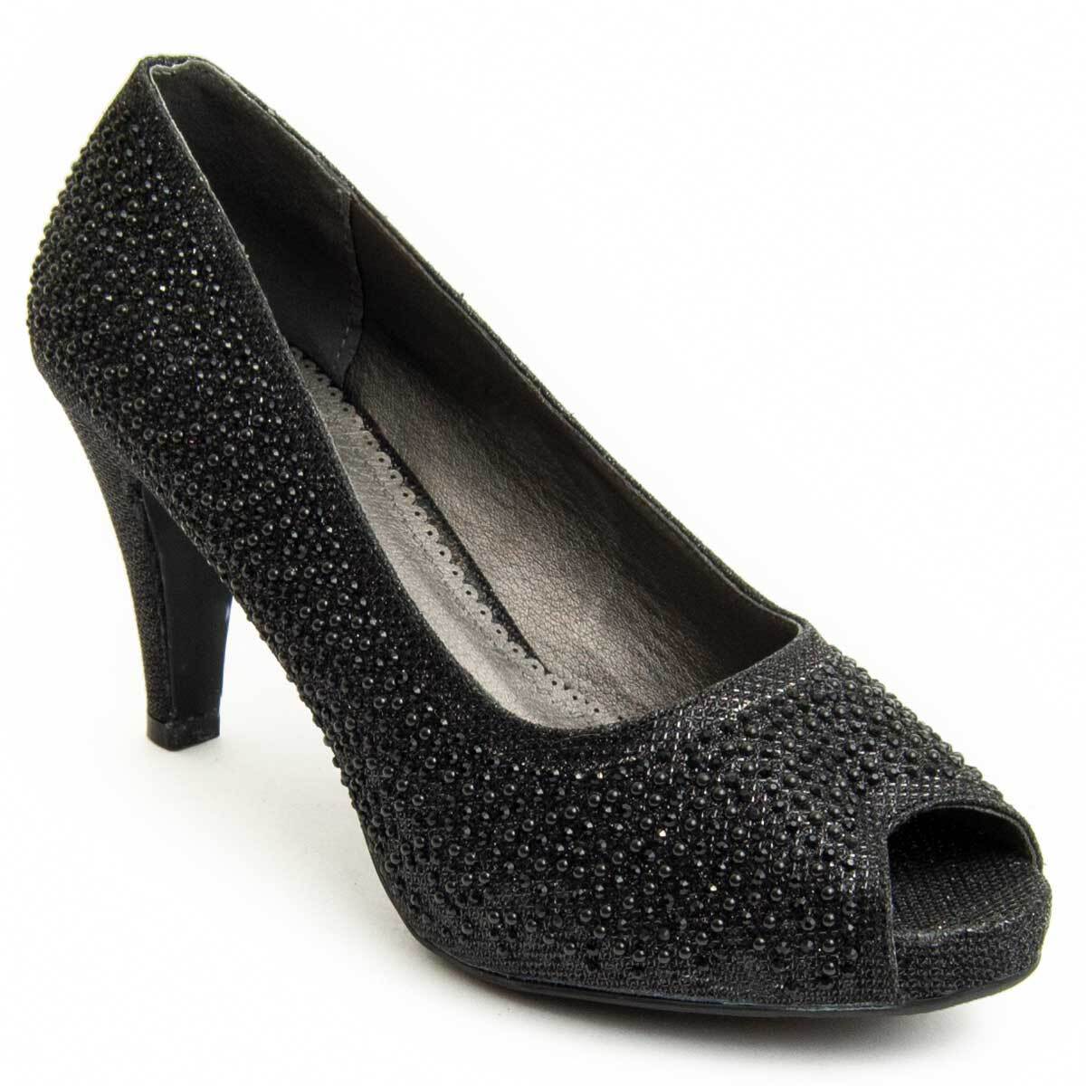 Zapato de tacón - Negro - Altura: 6 cm