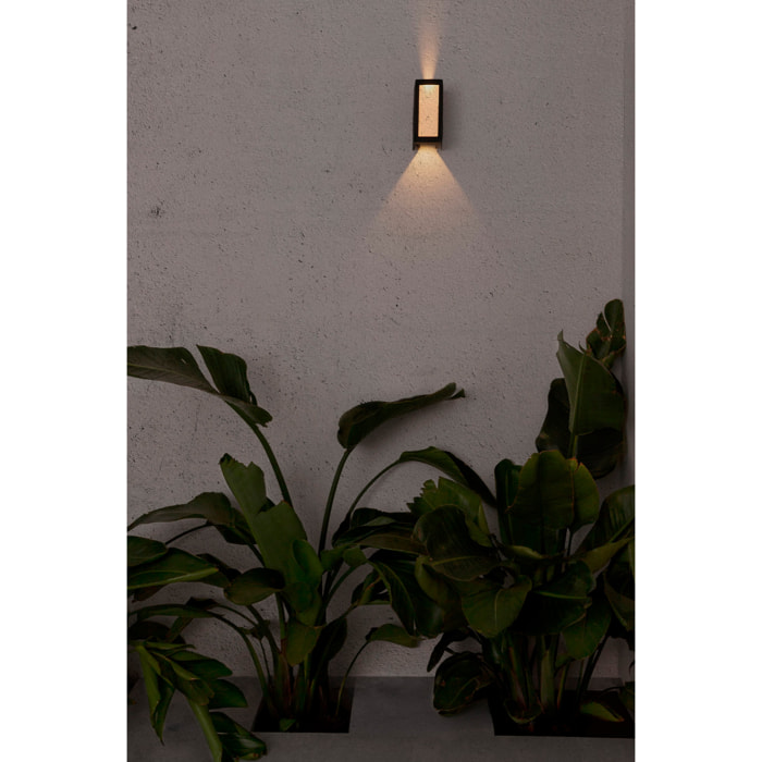 LOG Aplique gris oscuro