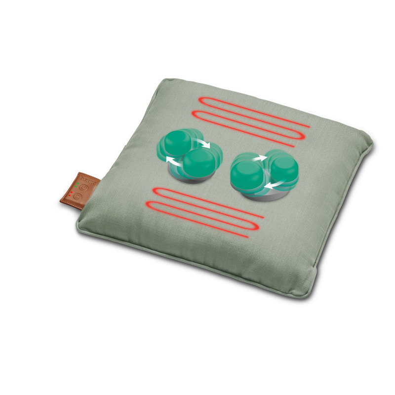 Coussin de massage shiatsu mint