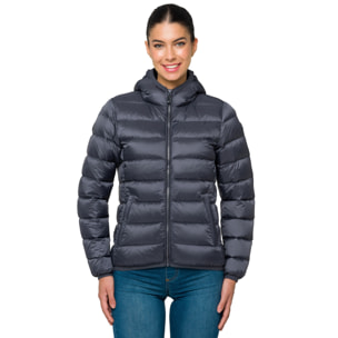 Piumino Hot Buttered Chloe 100% piuma d'oca Grigio