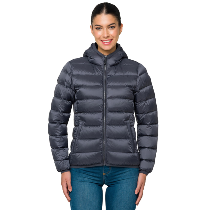 Piumino Hot Buttered Chloe 100% piuma d'oca Grigio